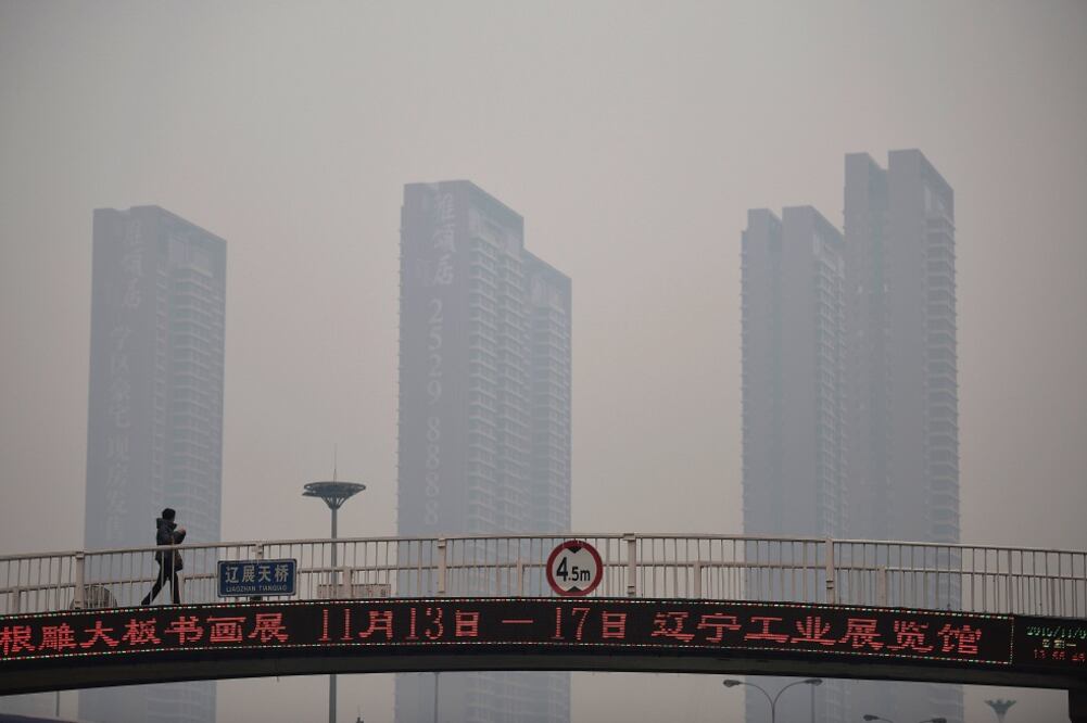 La Agencia de Protección Ambiental de Shenyang, en China, reportó los niveles más altos de contaminación en el país desde que comenzó a monitorear la calidad del aire (Especial)