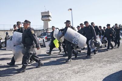 Se alistan para fugas y responder ante motines