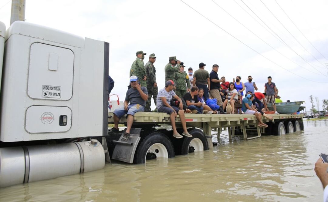 Las inundaciones afectaron a 45 colonias de la entidad, de las cuales 22 sufrieron daños severos Foto: Especial