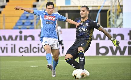‘Chucky’ Lozano, titular en la derrota del Napoli ante el Parma