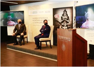 Luchadores de la AAA serán “embajadores de turismo” en 20 países: Sectur