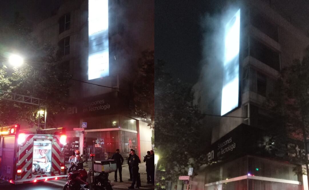 Se registra explosión en tienda de electrónica; evacuan a vecinos del edificio.
Foto: Especial.