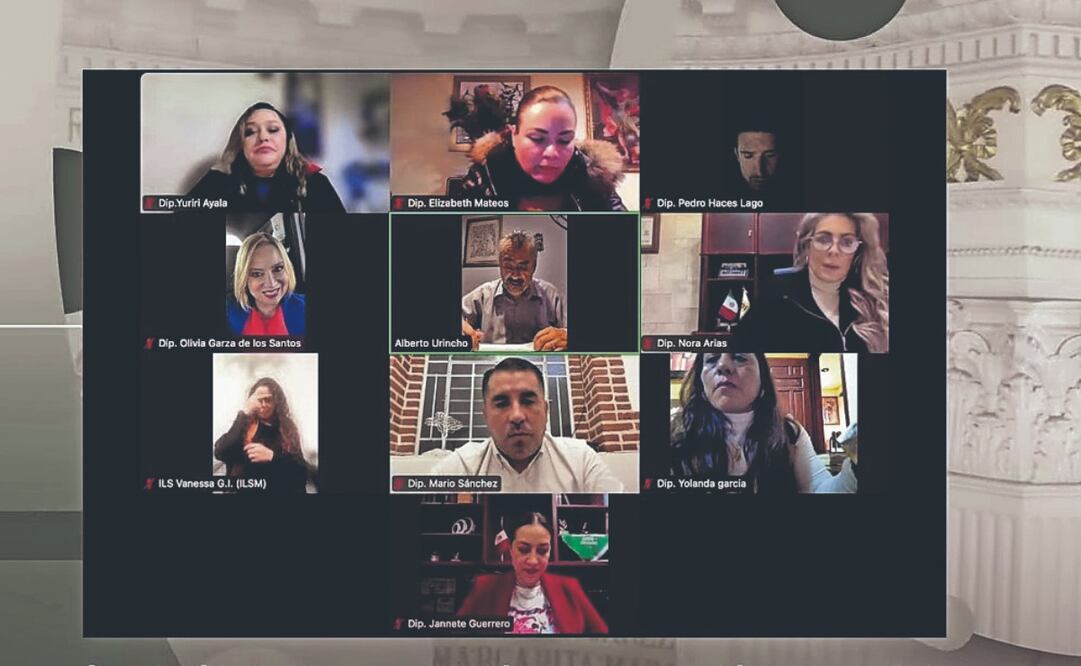 La Comisión de Administración y Procuración de Justicia se declaró en sesión permanente
para dar continuidad al proceso de elección de la persona titular de la fiscalía. Foto Especial