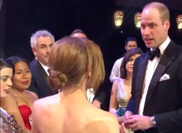 Príncipe Guillermo felicita a Yalitza y Marina por ROMA