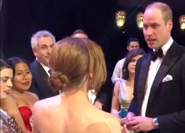 Príncipe Guillermo felicita a Yalitza y Marina por ROMA