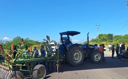 Protestan por el sorgo en Oaxaca