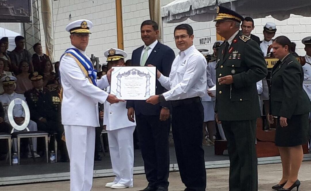La “Gran Cruz de las Fuerzas Armadas” es la máxima condecoración existente que otorga el gobierno hondureño. /Especial