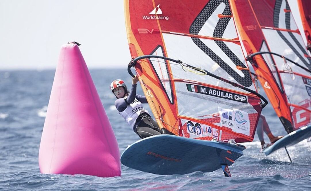 La mexicana Mariana Aguilar obtiene plaza para París 2024 en vela