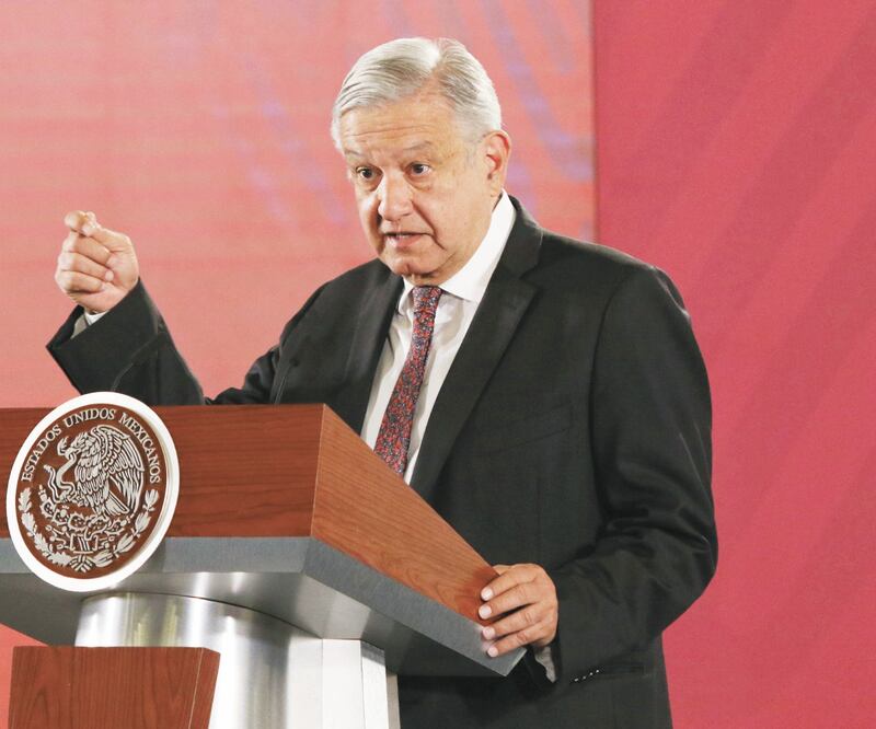 La política neoliberal se robaba el dinero para las medicinas de los enfermos, señaló AMLO. Foto: CARLOS MEJÍA. EL UNIVERSAL