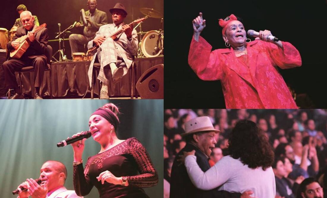 Viendo el escenario, como si antes de cantar viera a cada uno directamente a los ojos, Omara interpretó "Lágrimas Negras" y "20 años", enloqueciendo a todos. FOTO: Instagram/ocesa_total