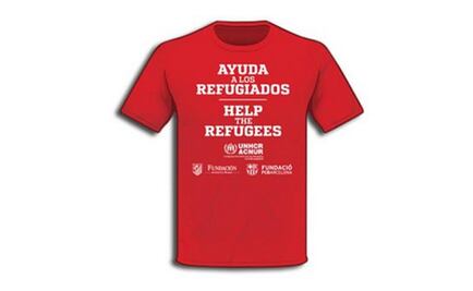 Barça y Atlético lucirán camiseta en favor de los refugiados