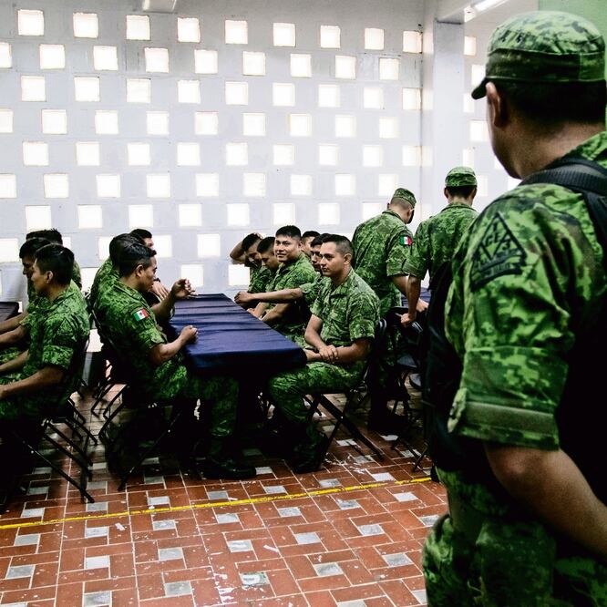 Con una inversión de 500 mil pesos, la alcaldía Venustiano Carranza entregó las instalaciones del cuartel temporal. ARCHIVO EL UNIVERSAL