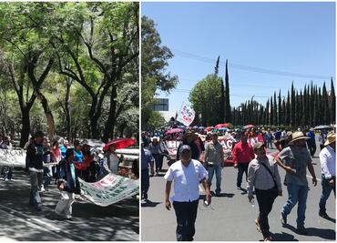 Marchan por Reforma maestros de la CNTE; se dirigen a Segob
