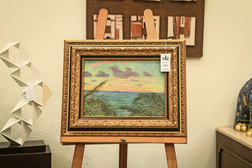 El cuadro Paisaje de Acapulco, de 1956, rondará el millón 600 mil pesos a los 2 millones 200 mil pesos. Foto: Gabriel Pano / EL UNIVERSAL