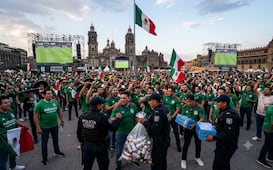 Atención aficionados: retiran bebidas y aplican ley seca en el Fan Fest de México vs Chequia
