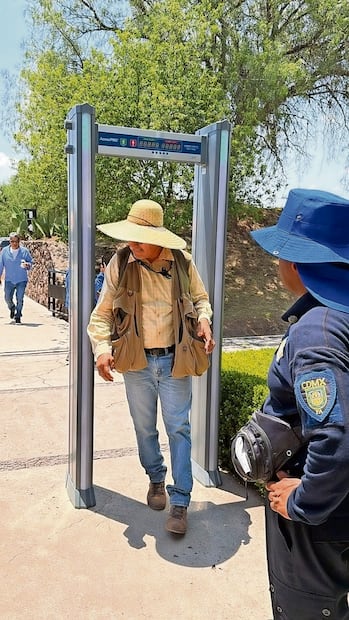 Los arcos están equipados con sensores laterales y un cronometraje digital en la parte superior. Foto: Emilio Fernández / EL UNIVERSAL