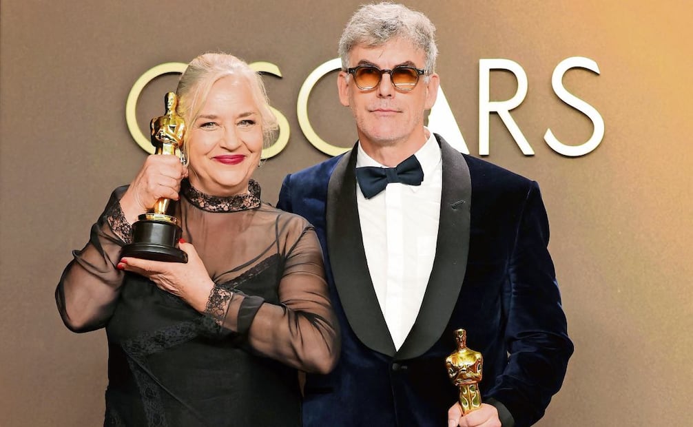 Deverell y Shane Vieau ganaron por Diseño de producción. Foto: AFP