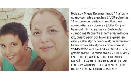 Niño pide ayuda en Facebook para hallar su celular; tenía fotos de su madre fallecida