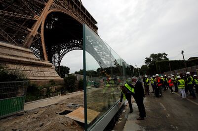La Torre Eiffel será resguardada por muro de cristal contra ataques