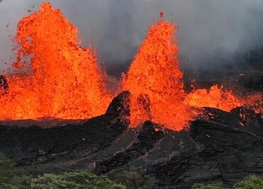 Volcán Kilauea vuelve a entrar en erupción