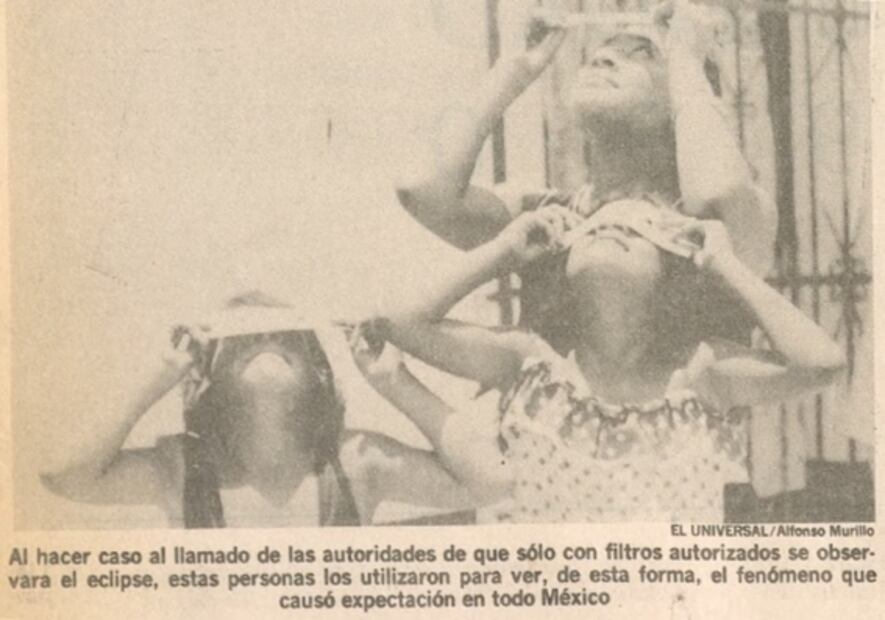 El eclipse solar de 1991 que detuvo el ajetreo de la Ciudad de México durante siete minutos