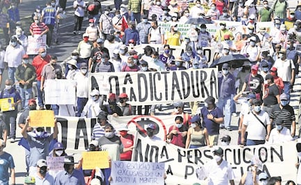 Protestan miles contra Bukele en El Salvador