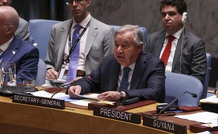 Guterres pide "a todas las partes" que "dejen de combatir" en Medio Oriente; pide a países miembros respetar sus obligaciones
