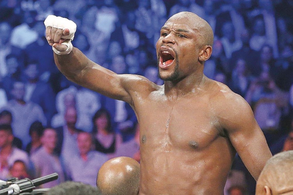 En la que se supone será su última pelea como profesional, Floyd Mayweather dijo que está listo para su combate 49 (JOHN LOCHER. AP)