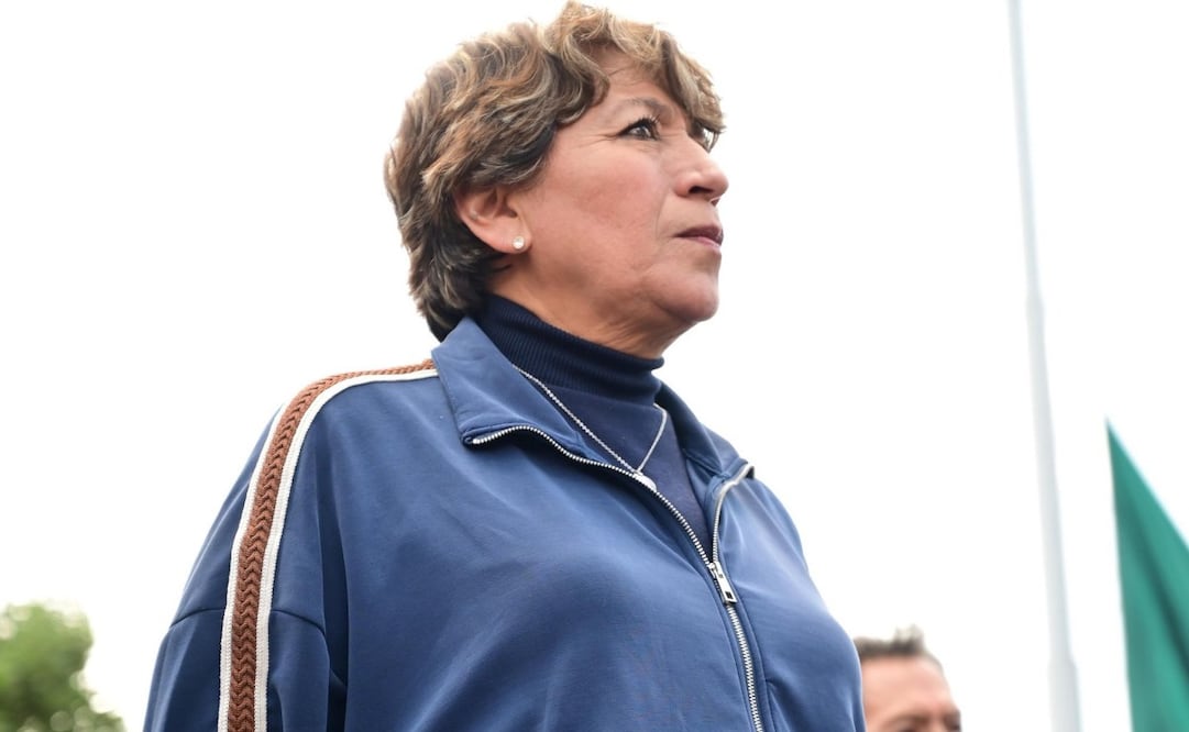 La Gobernadora del Estado de México, Delfina Gómez. Foto: Facebook @DelfinaGomezAlvarez