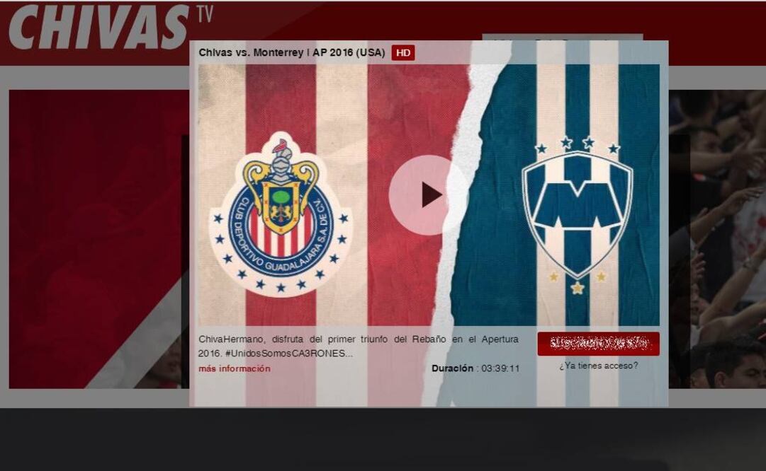 (Foto: Tomada de chivas.tv)