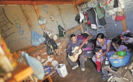 Vivir al día y bajo techos de cartón... Es San Quintín