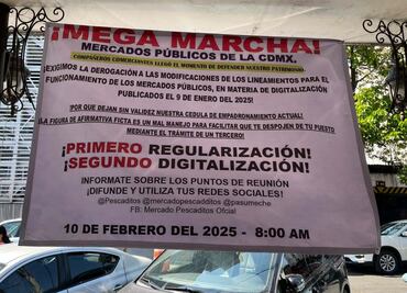 Megamarcha CDMX: Comerciantes de mercados públicos bloquearán 14 puntos de la capital; ¿Dónde y a qué hora saldrán?