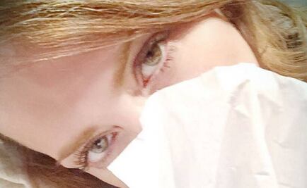 Andrea Legarreta se contagia de influenza