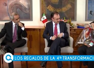 Luis Videgaray recibe de su hermano Eduardo “frijol sin gorgojo”