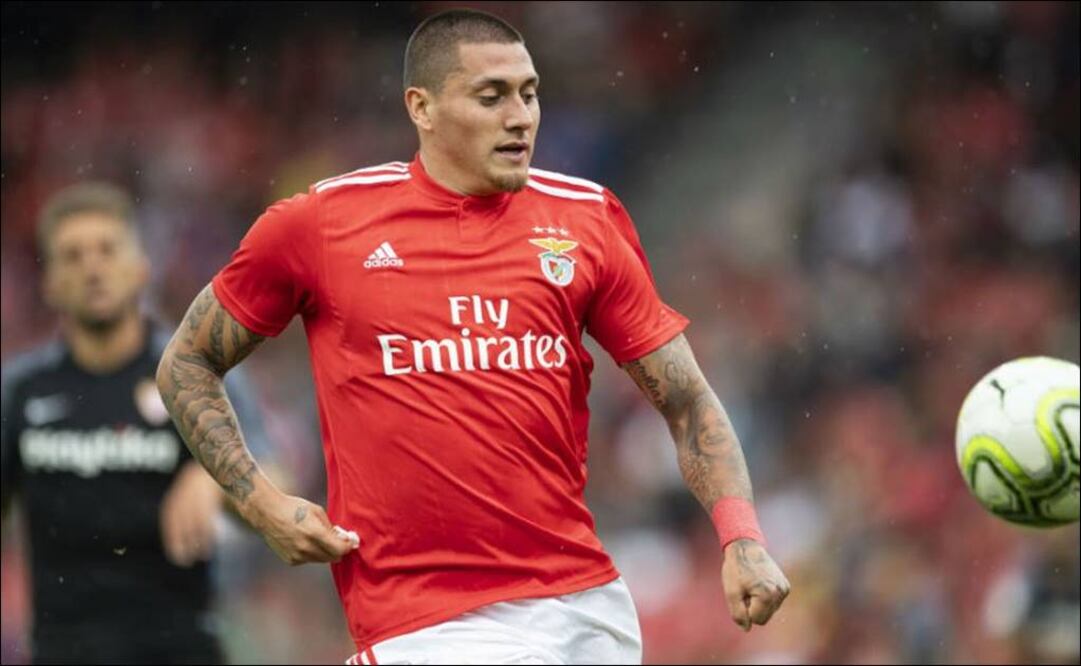 Nico Castillo durante un juego del Benfica en Portugal. FOTO TOMADA DE TWITTER