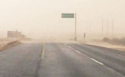 Emiten alerta naranja en Chihuahua por vientos de hasta 100 km/hr