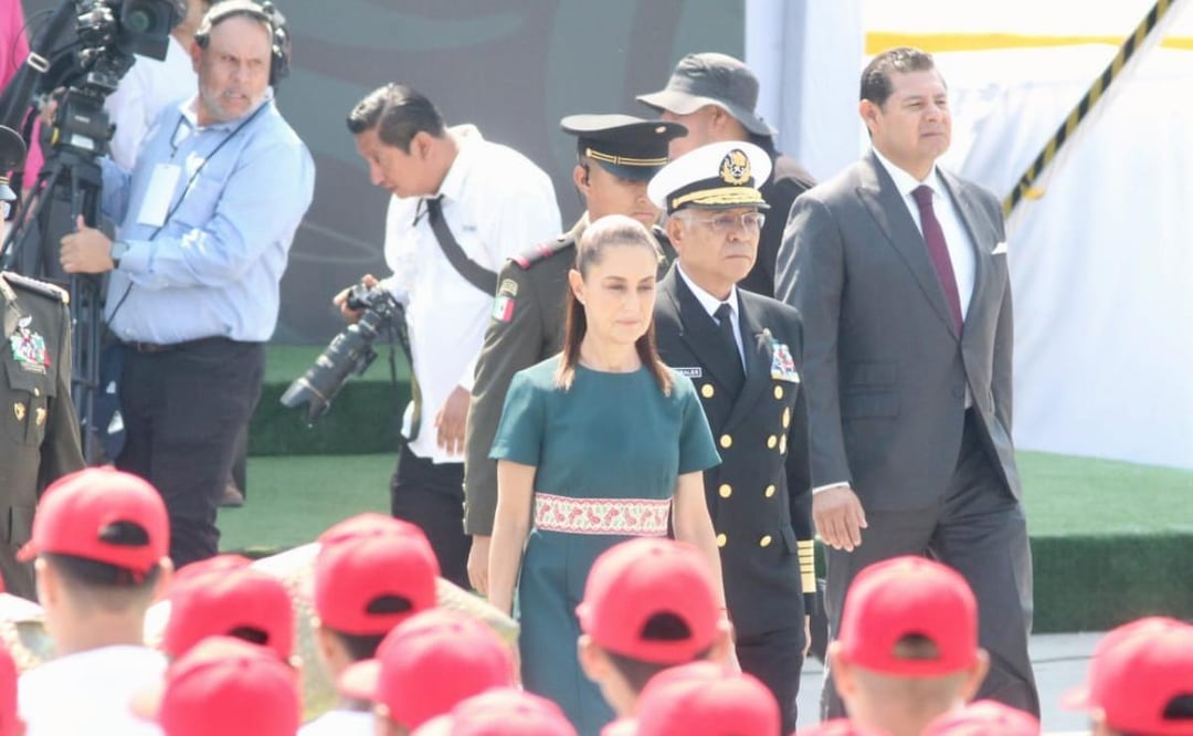 Presidenta Claudia Sheinbaum durante la conmemoración del 164 aniversario de la Batalla de Puebla del 5 de Mayo de 1862 (05/05/2026). Foto: Omar Contreras / EL UNIVERSAL