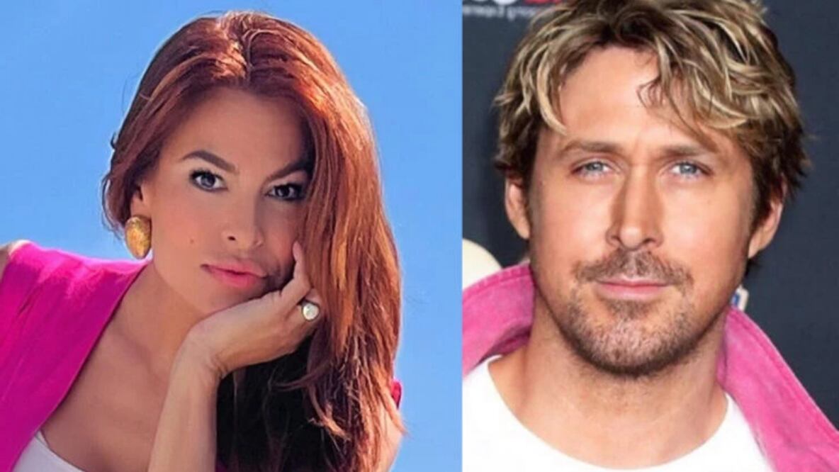 Eva Mendes y Ryan Gosling | Fuente: Twitter @showmundialshow