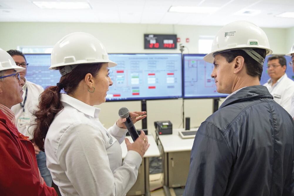En Zinapécuaro, Michoacán, el presidente Enrique Peña Nieto inauguró la Central Geotermoeléctrica Azufres III, Fase I (ESPECIAL)