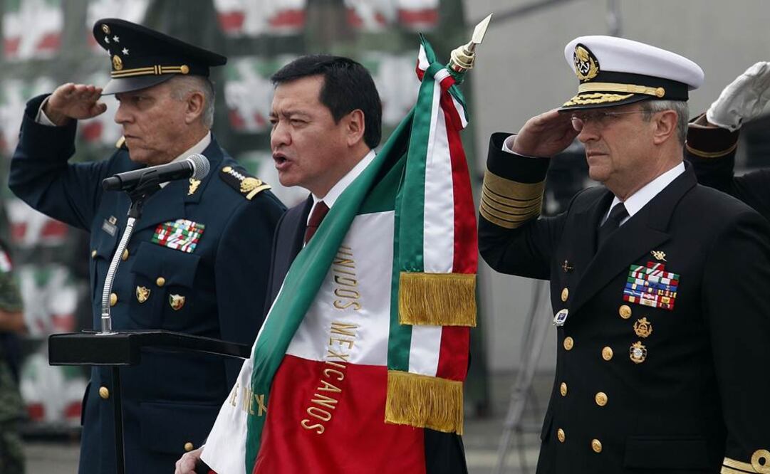 "Las fuerzas armadas son un ejemplo de los más altos valores que nos definen como nación, su rostro es el rostro de México"./Yadín Xolalpa - EL UNIVERSAL