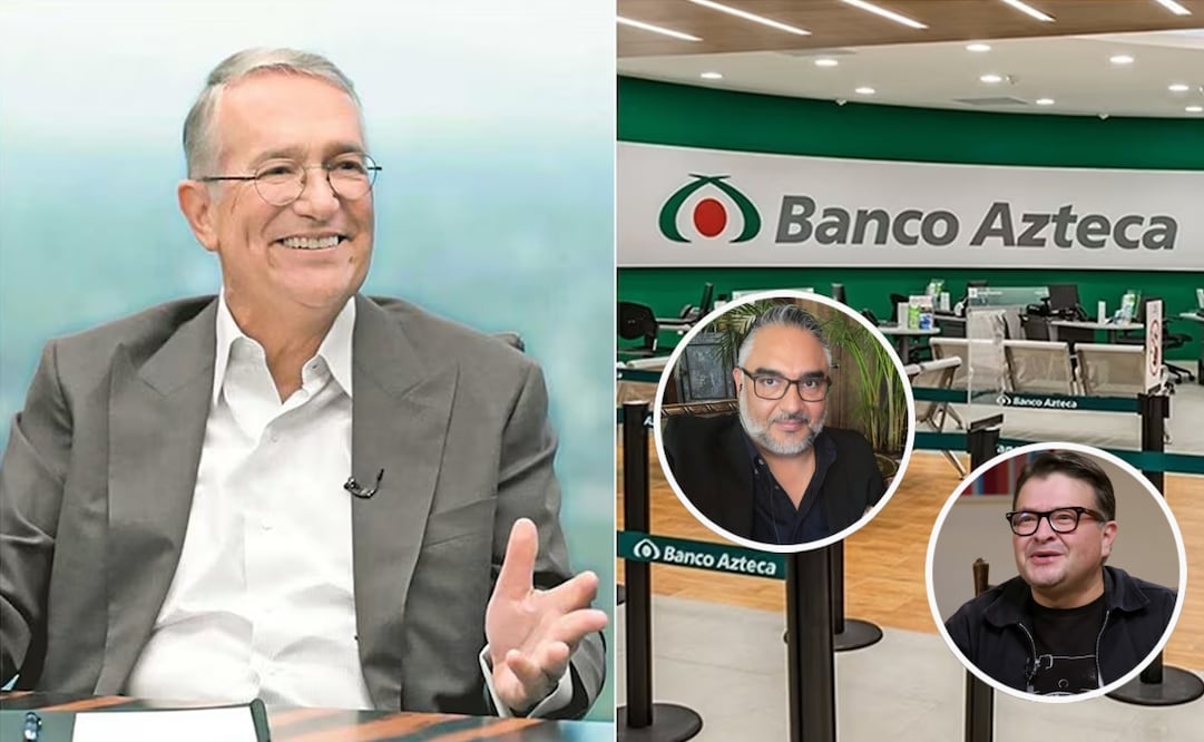 Los periodistas de la 4T demandados por Banco Azteca, empresa de Salinas Pliego. Fotos: X e Instagram