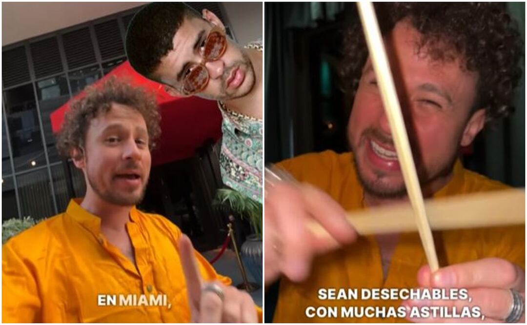 El influencer pagó poco más de 800 dólares por una cena para tres personas en el restaurante de Bad Bunny en Miami, Florida. / Foto: Instagram