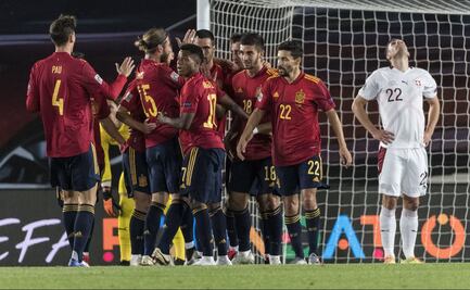 La selección de España derrota a Suiza en la UEFA Nations League
