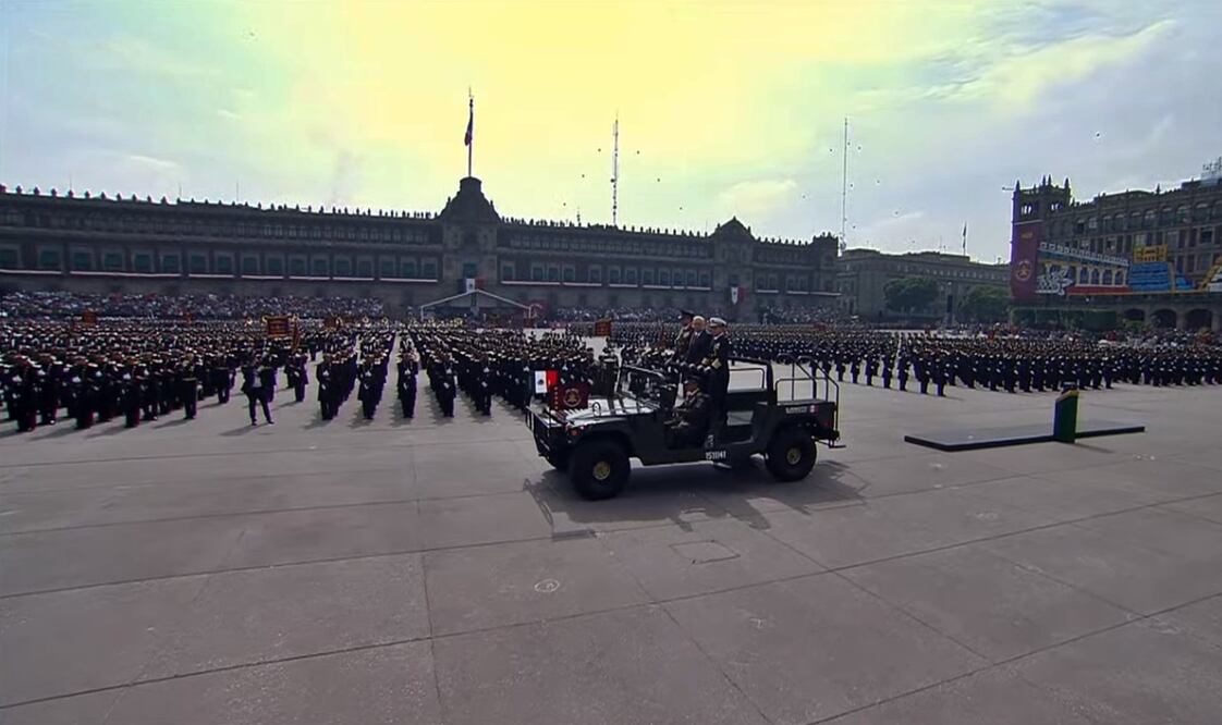 Desfile militar 2023. Foto: especial