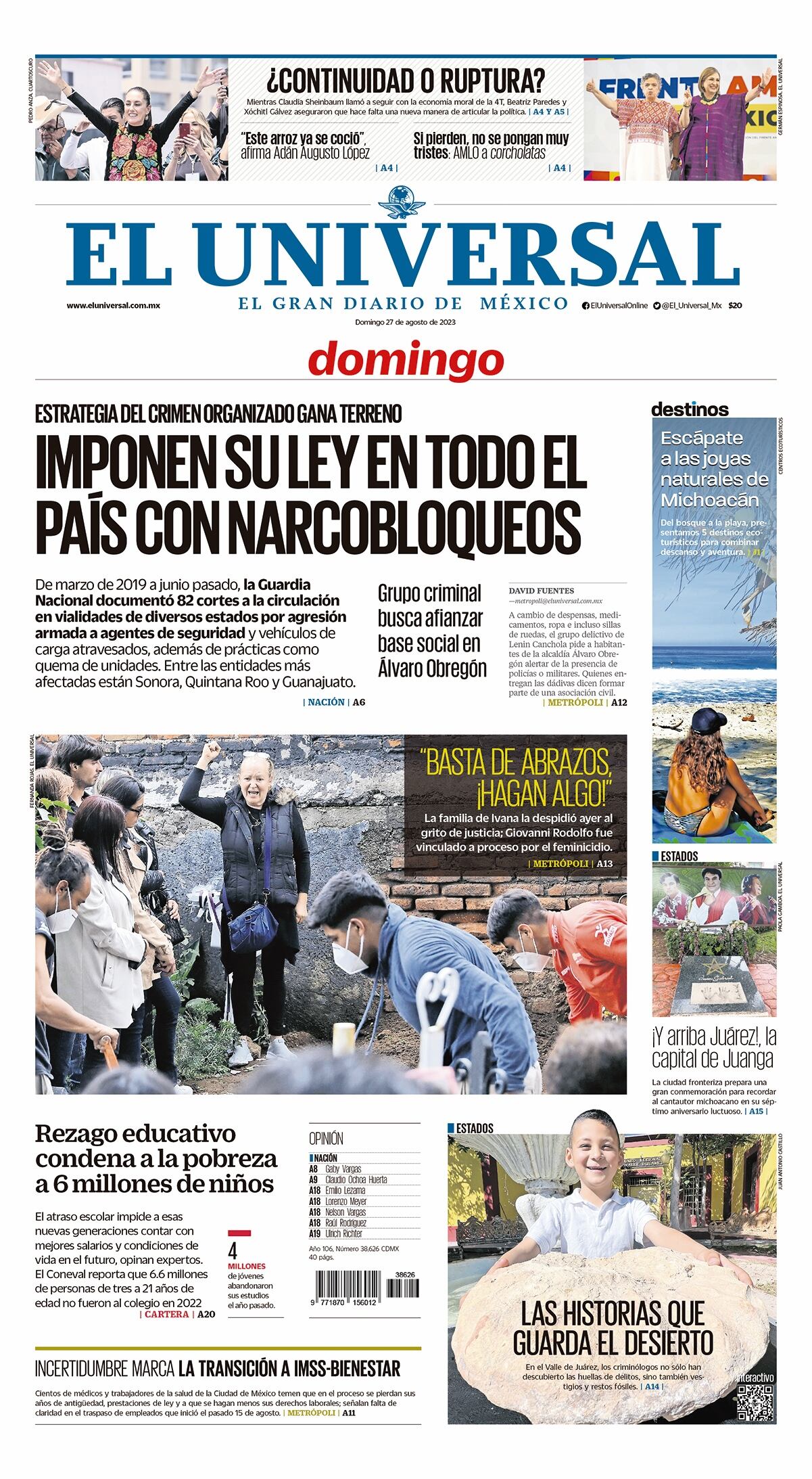 Portada impresa