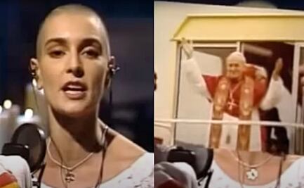 Sinead O'Connor y la vez que rompió una foto del Papa Juan Pablo II en televisión