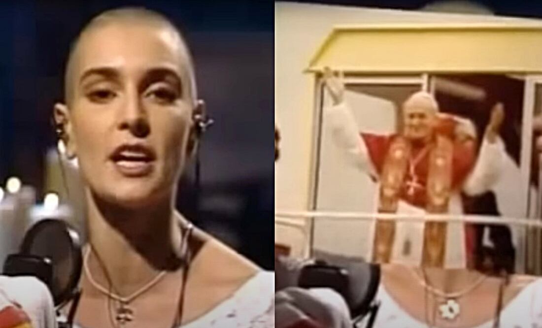 Sinead O'Connor en Saturday Night Live. Foto: YouTube