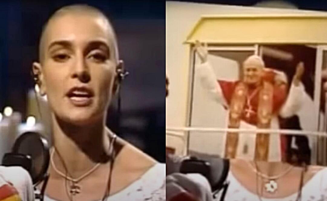 Sinead O'Connor en Saturday Night Live. Foto: YouTube