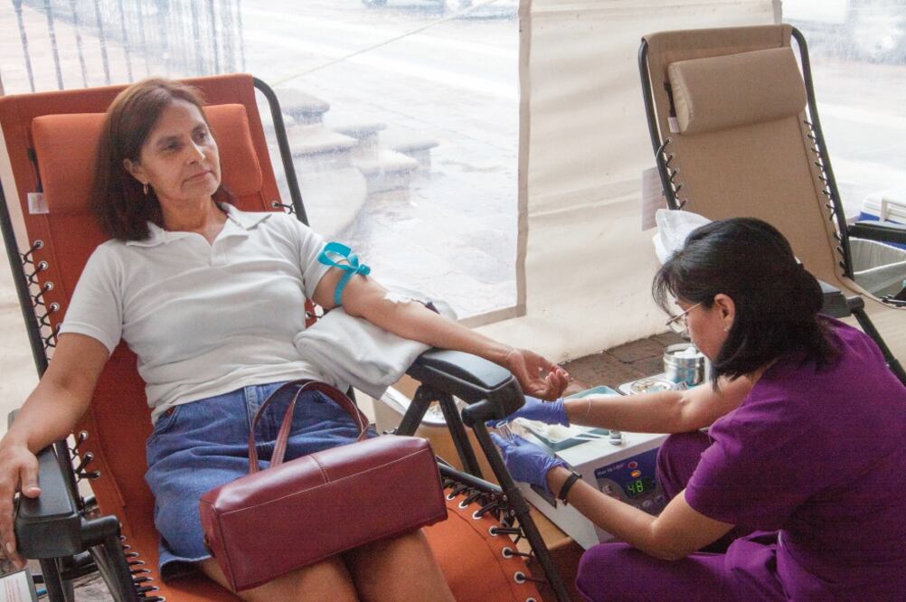 En América Latina, alrededor de 43% de la sangre recolectada proviene de los voluntarios, de acuerdo con la Organización Panamericana de la Salud (ARCHIVO EL UNIVERSAL)
