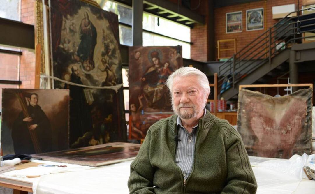 Cama ha intervenido los murales prehispánicos del Palacio de Tetitla, en Teotihuacan, y la pintura mural de los ex conventos de Tetela del Volcán y de Yecapixtla. (FOTO: Mauricio Marat, INAH)